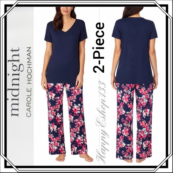 Camicia da notte aperta LOVABLE in jersey a maniche corte con righe Camicia da notte aperta LOVABLE in jersey a maniche corte con righe